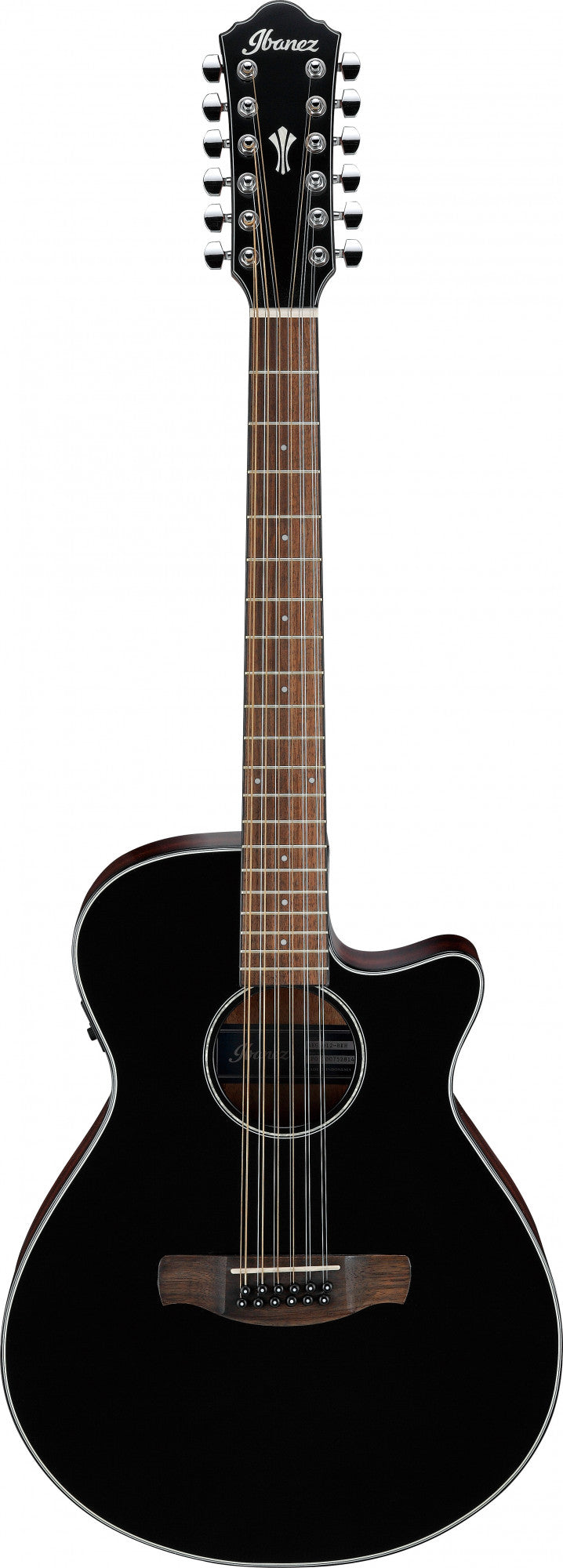 IBANEZ AEG Akustikgitarre 12-String - Black High Gloss