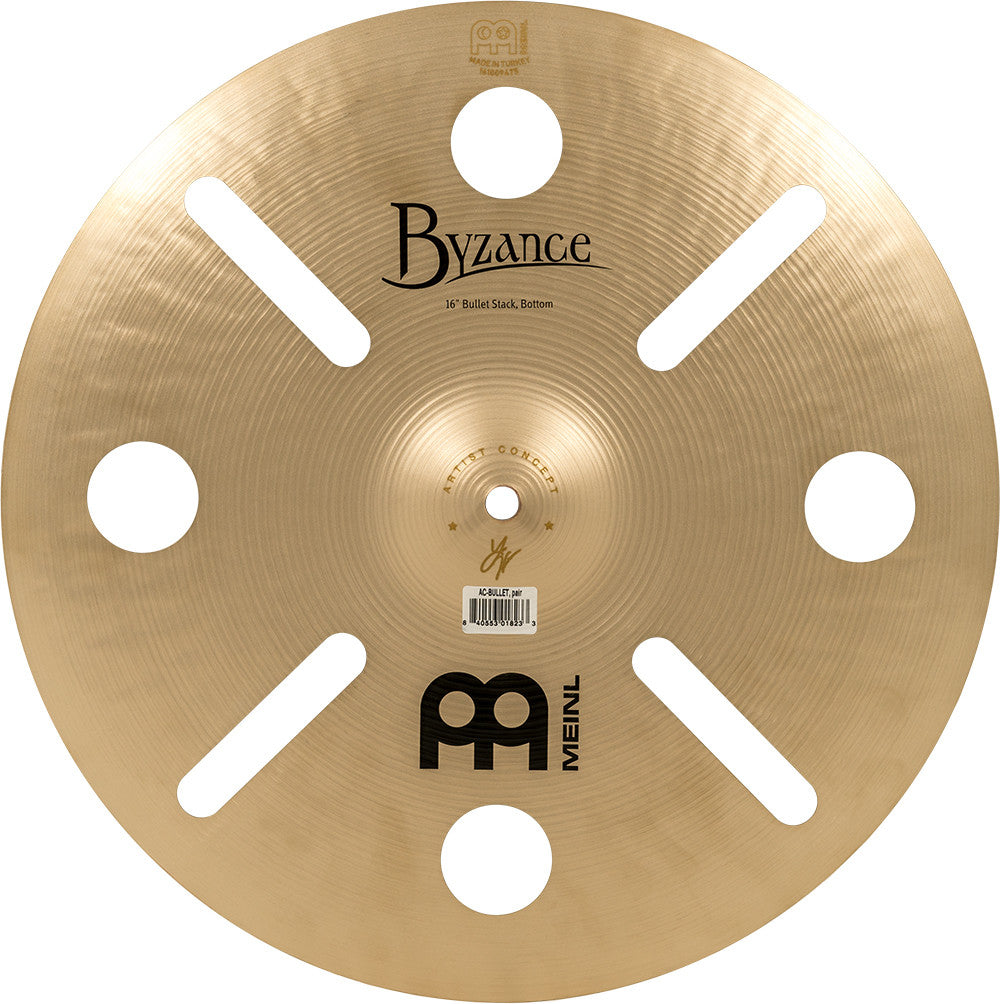 MEINL Cymbals Artist Concept Bullet Stack - Luke Holland - 12"/16"
