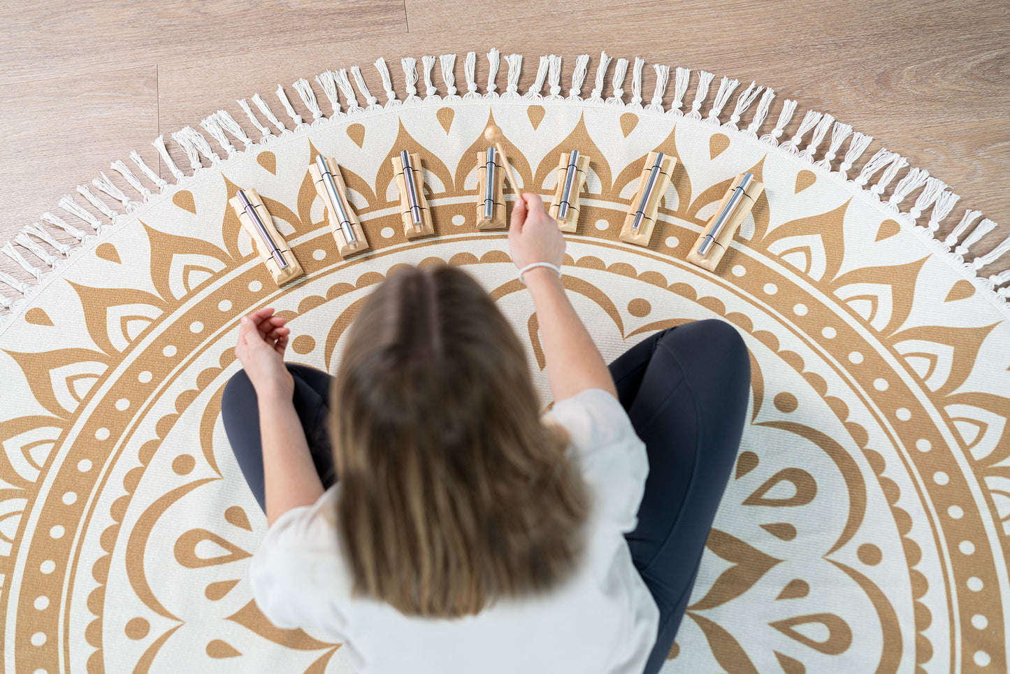 MEINL Sonic Energy Planetary Tuned Energy Chimes Chakra Set -7 pcs