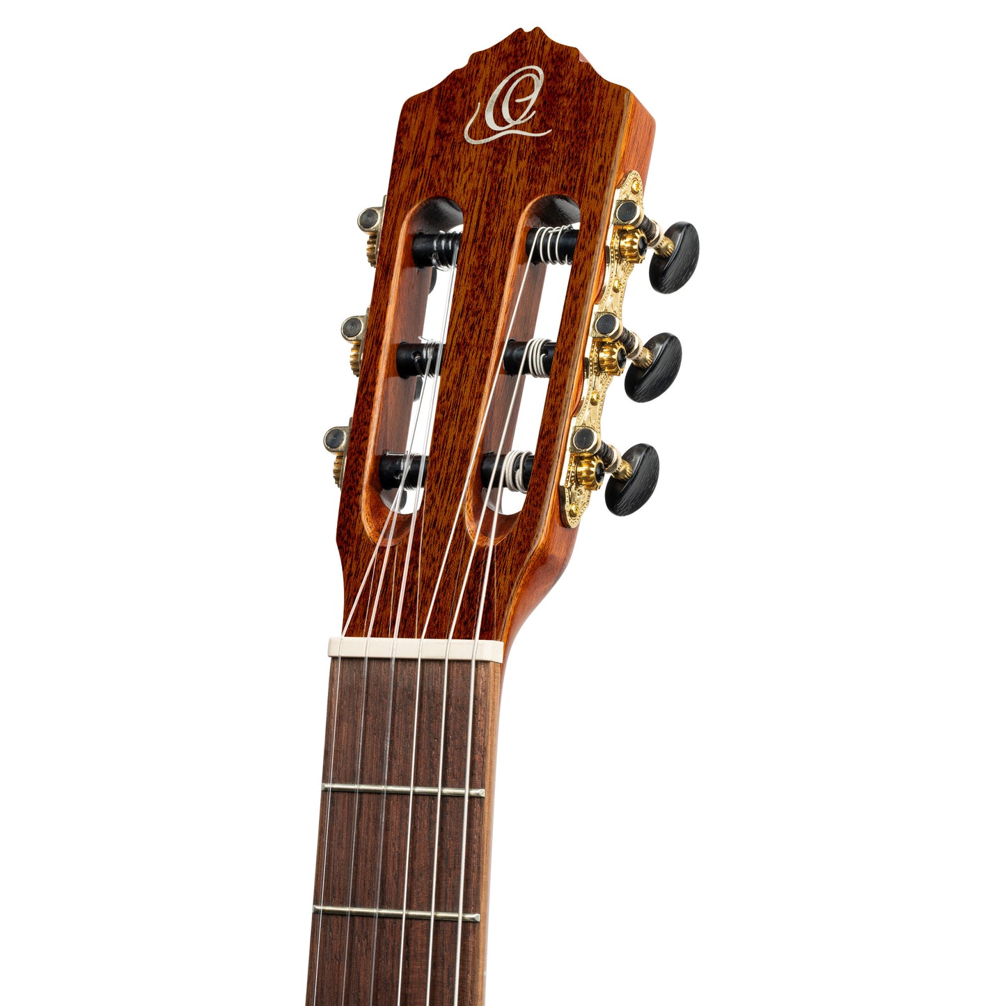 ORTEGA Family Series Pro 4/4 Konzertgitarre 6 String Lefty - Massive Fichte / Cypress Gloss Stain Yellow + Bag