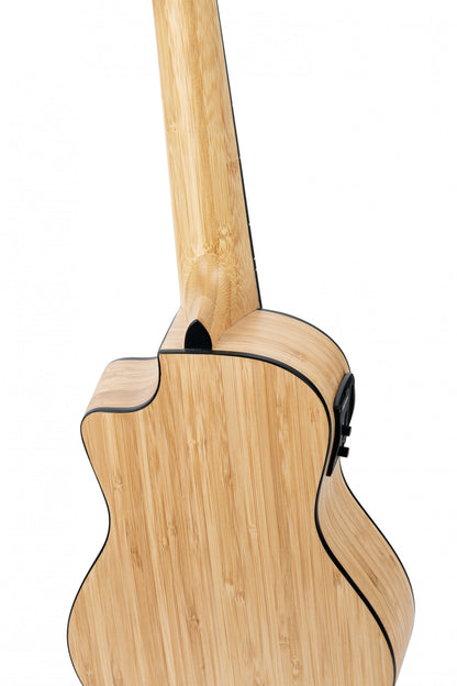 ORTEGA Bamboo Series Concert Ukulele 4 String - Solid Bamboo Natural + Bag