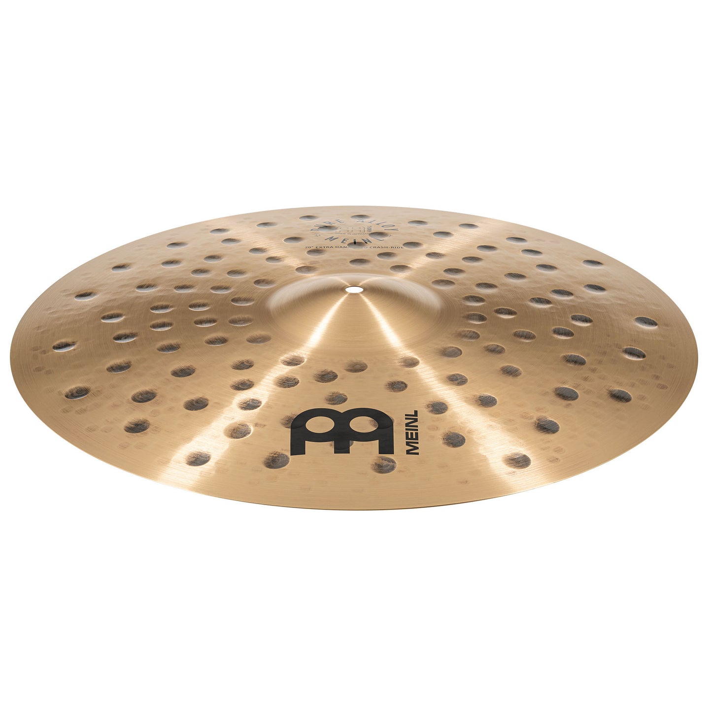 MEINL Cymbals Pure Alloy Extra Hammered Crash-Ride - 20"