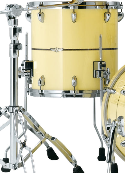 TAMA STAR Walnut Floor Tom 18" x 16" - Antique White/Chrom HW