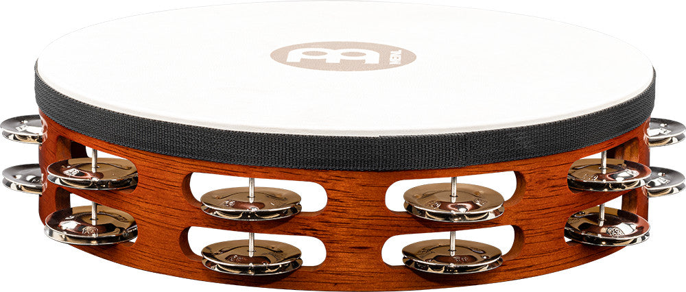 MEINL Percussion Traditional Wood Series Headed Tambourine - 10"