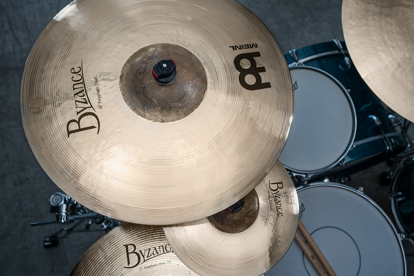 MEINL Cymbals Byzance Brilliant Polyphonic Crash - 18"