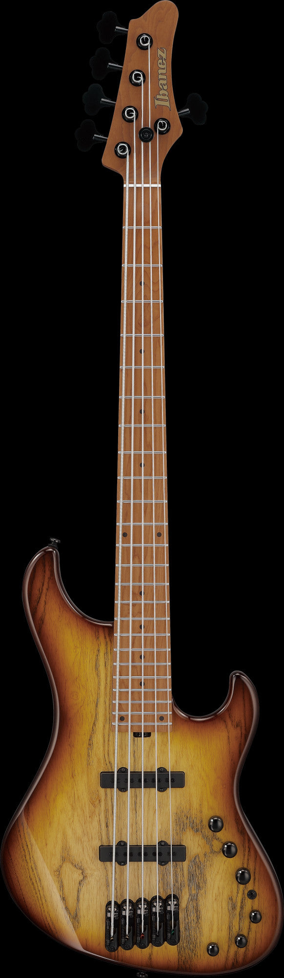 IBANEZ MODE E-Bass 5-String - Natural Stained Amber Burst + Gigbag