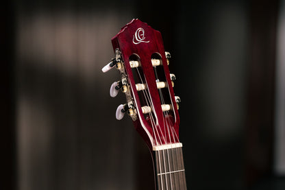 ORTEGA Family Series 3/4 Classical Guitar 6 String - Wine Red + Gigbag
