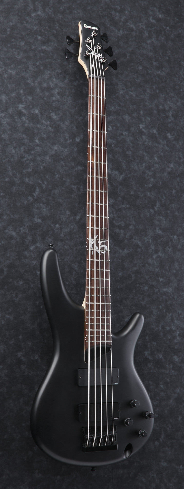 IBANEZ Fieldy Signature E-Bass 5-String - Black Flat