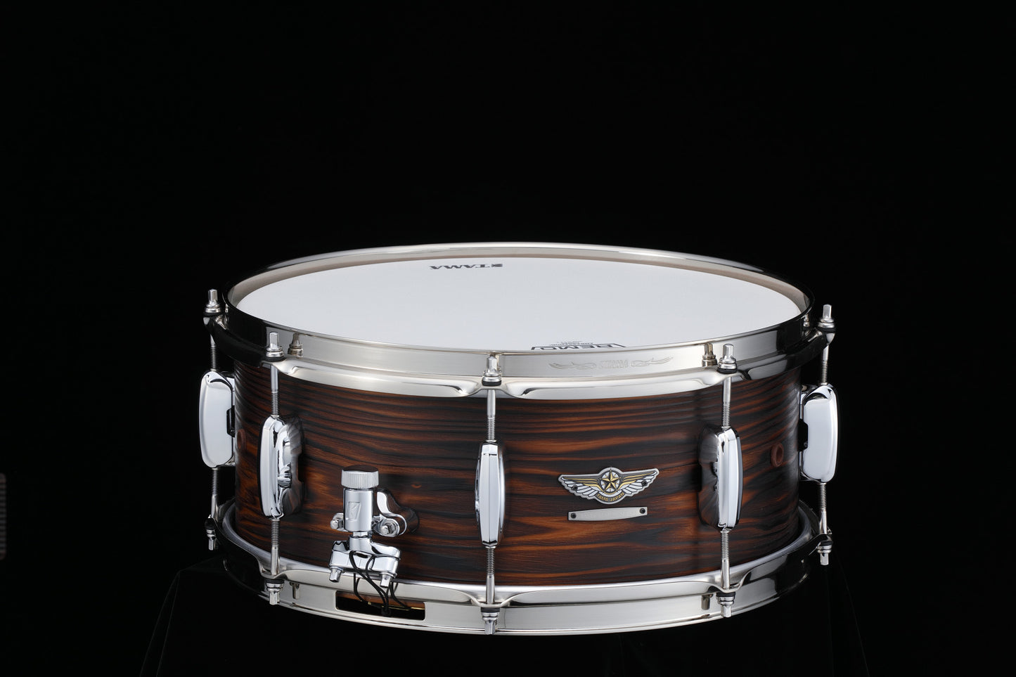 TAMA STAR Reserve Solid Japanese Cedar Snare Drum 14" x 6" - Burnt Oiled Cedar