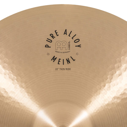 MEINL Cymbals Pure Alloy Thin Ride - 22"