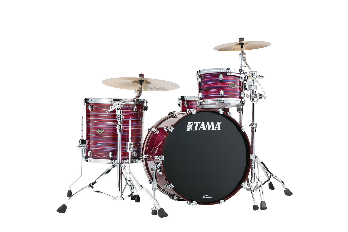 TAMA Starclassic Walnut/Birch Lacquer Shell Kit 3 teilig - Lacquer Phantasm Oyster/Chrom HW