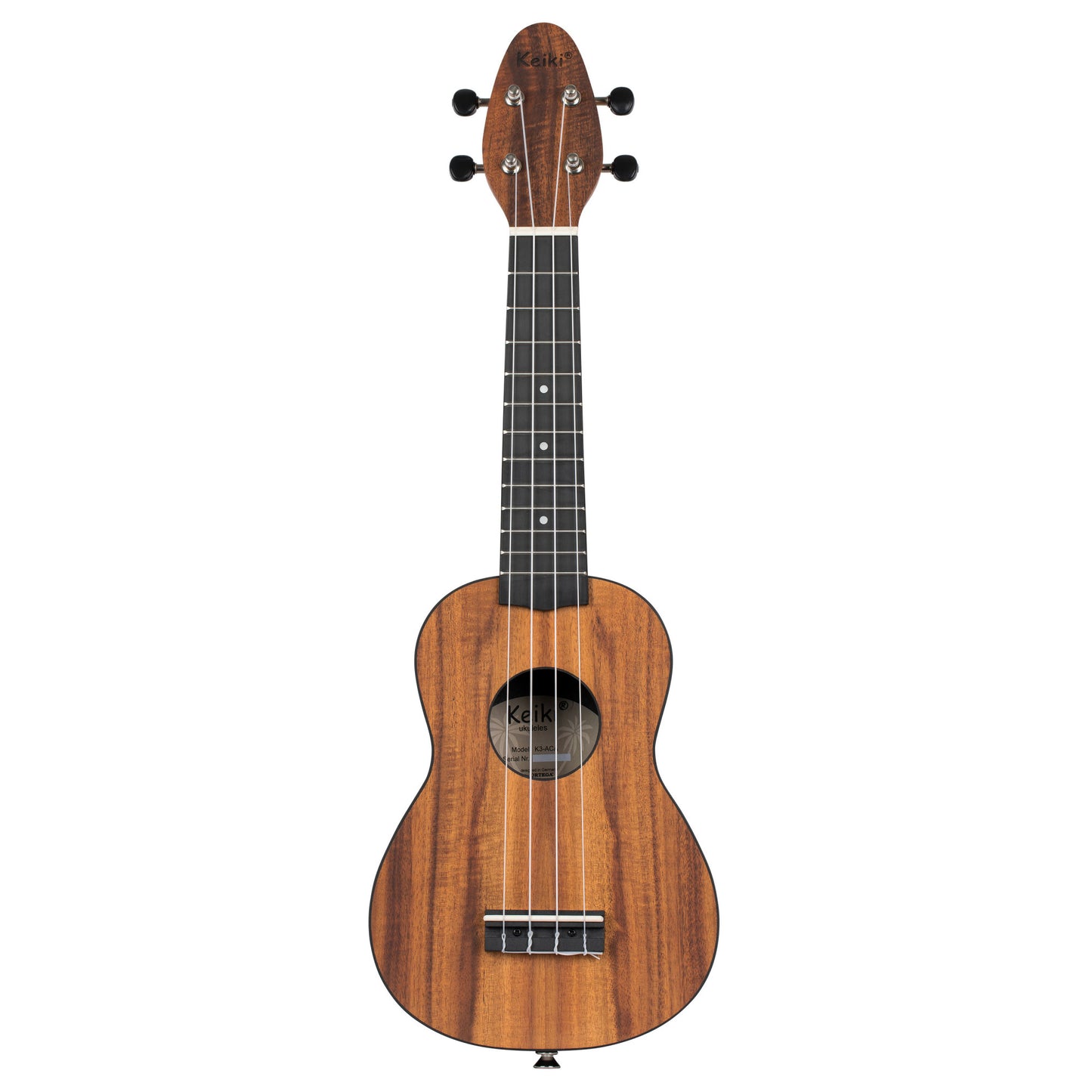 KEIKI K3 Series Soprano Ukulele Set - Acacia Natural / ABS