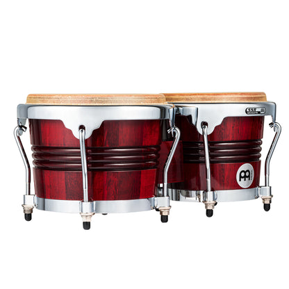 MEINL Percussion Marathon Exclusive Serie Bongo 6 3/4" Macho & 8" Hembra - Wine Red
