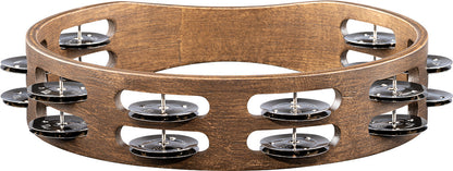 MEINL Percussion Traditional Wood Series Tambourine - 10"
