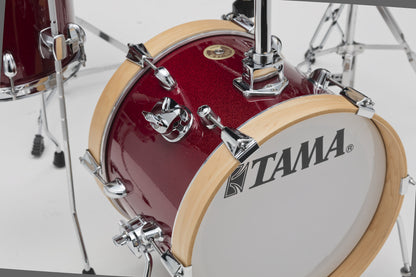 TAMA Club-Jam Flyer Ultra Compact Shell Kit 4 teilig - Candy Apple Mist/Chrom HW