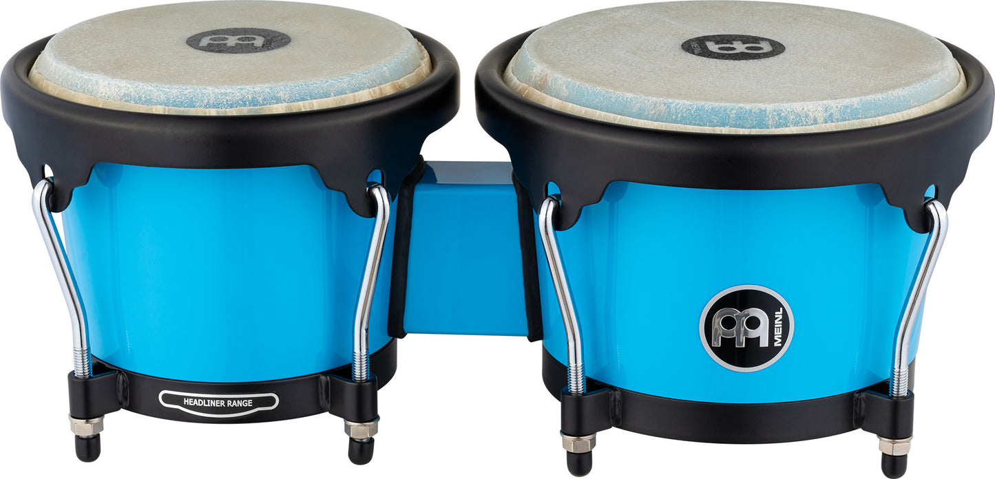MEINL Percussion Journey Series Bongo 6 1/2" Macho & 7 1/2" Hembra - Glacier Blue