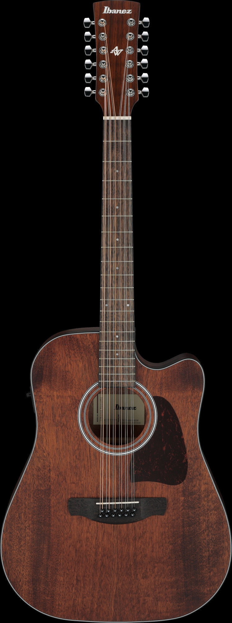 IBANEZ Artwood AW Acoustic Guitar 12-String - Open Pore Natural