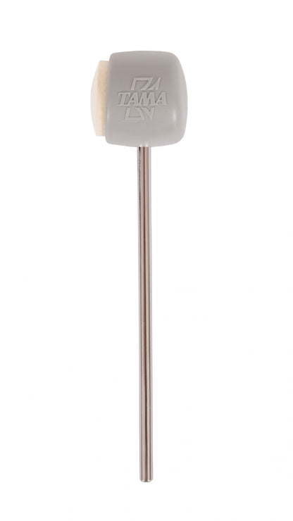 Tama bass drum beater dual sided - felt and rubber - grey