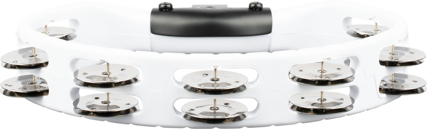 MEINL Percussion Headliner® Series Mountable Molded ABS Tambourine - White