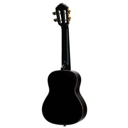 ORTEGA Onyx Serie Konzert Ukulele 4 String - Spruce / Mahogany Black + Bag