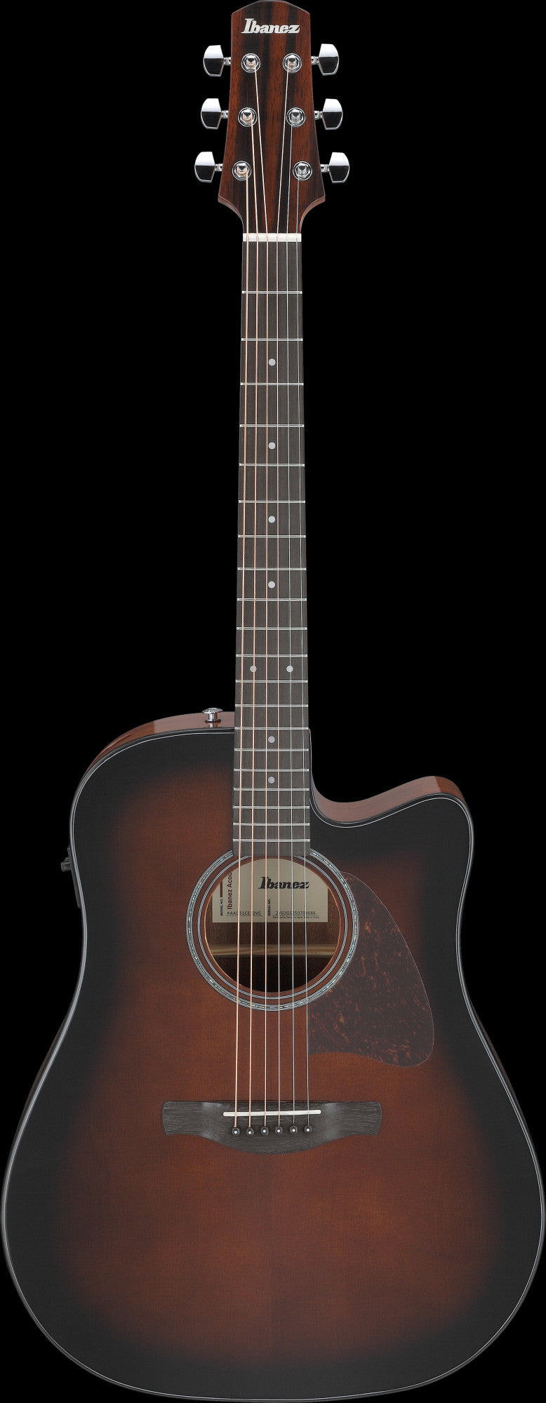 IBANEZ Advanced Acoustic AAD Acoustic Guitar 6-String - Dark Violin Sunburst High Gloss