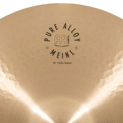 MEINL Cymbals Pure Alloy Thin Crash - 18"