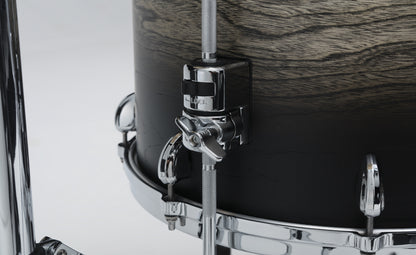 TAMA STAR Walnut Floor Tom 16" x 14" - Satin Black Japanese Sen Burst/Chrom HW