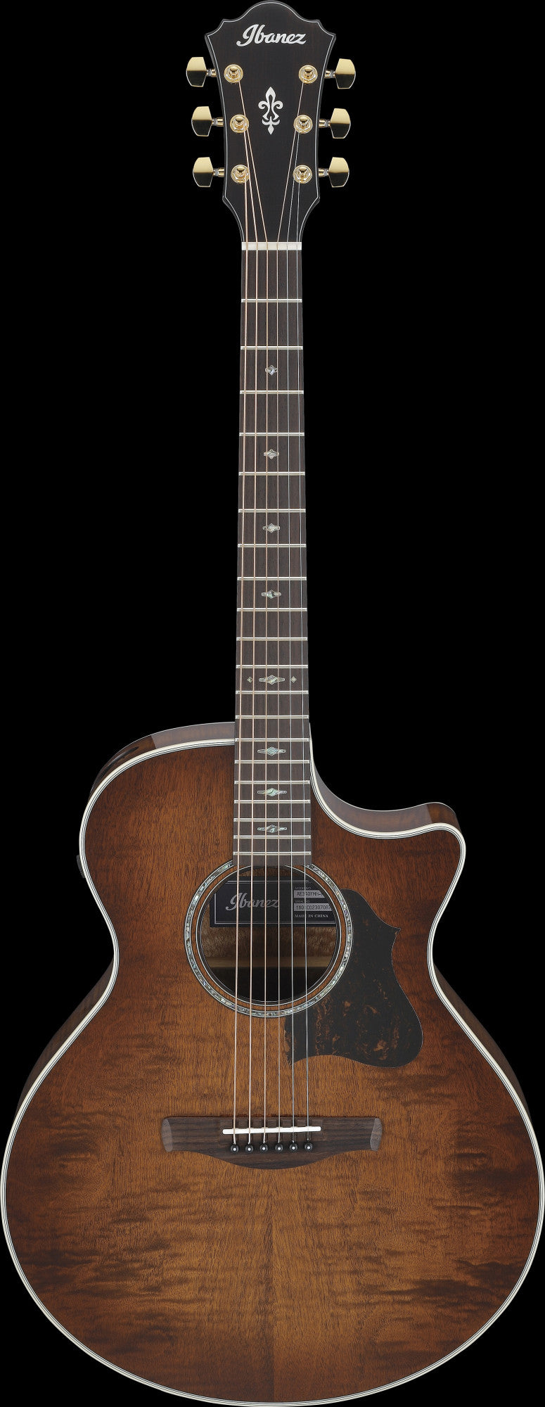 IBANEZ AE Acoustic Guitar 6-String - Mahogany Sunburst High Gloss
