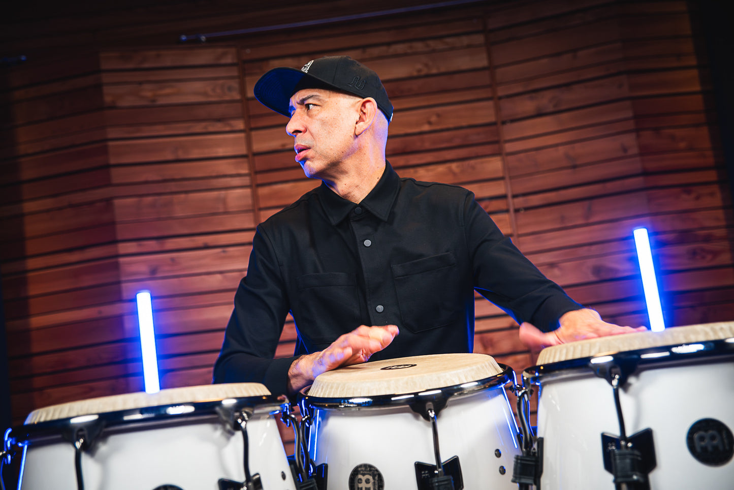 MEINL Percussion Artist Series Roberto Serrano Conga 11 3/4" /REMO® Fiberskyn Heads - Pearl White