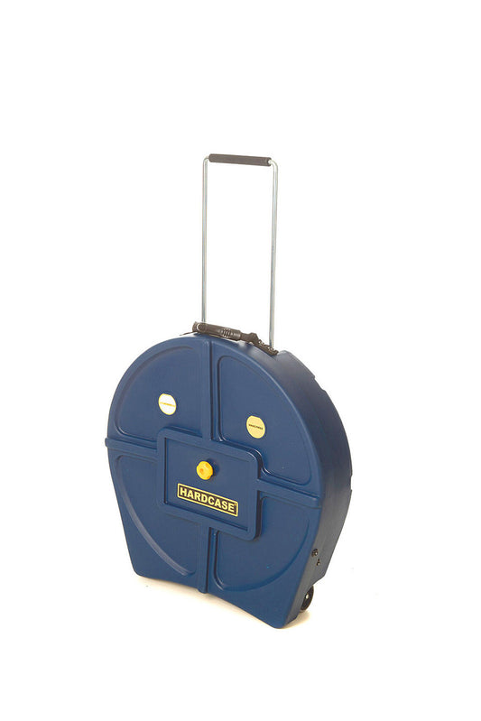 HARDCASE Cymbal Trolley-Case 22" for 9 Cymbals - Dark Blue