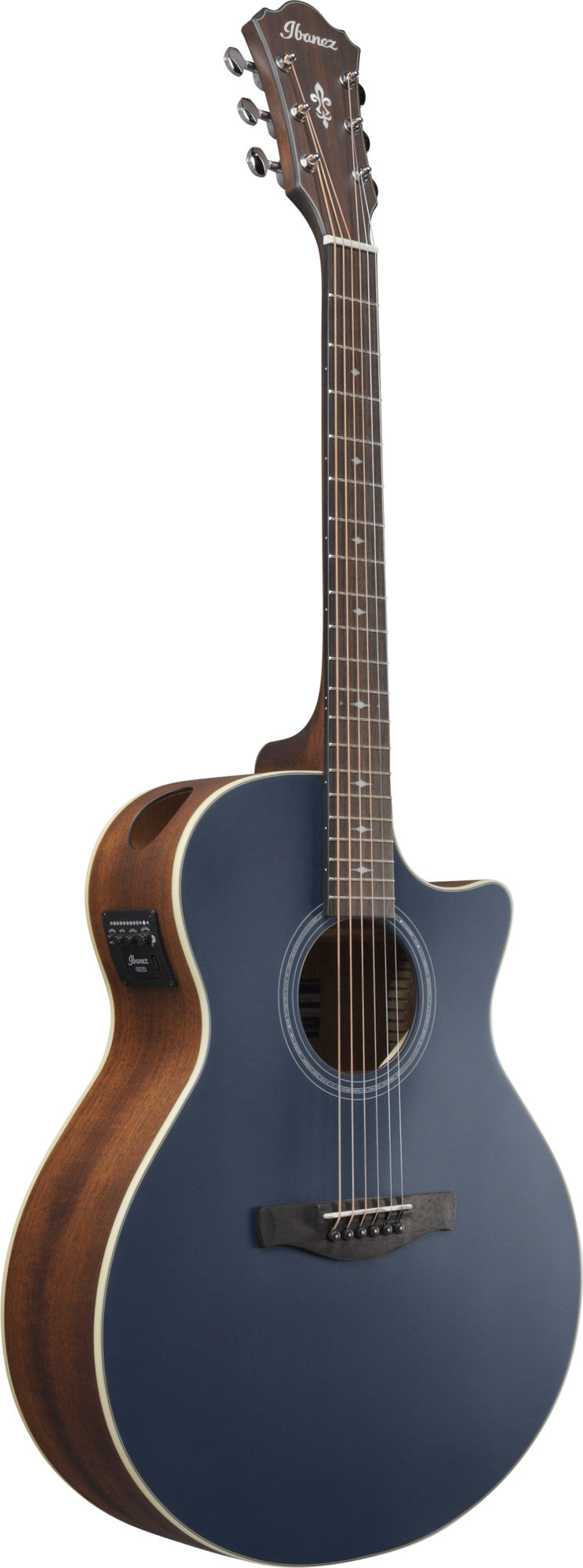 IBANEZ AE Acoustic Guitar 6-String - Dark Tide Blue Flat