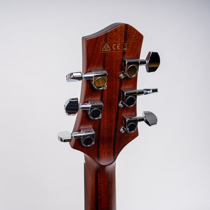 IBANEZ Jon Gomm Signature Acoustic Guitar 6-String - Black Satin Top / Natural High Gloss Back and Sides + Case