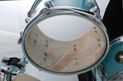 TAMA Club-Jam Shell Kit 4 teilig - Aqua Blue/Chrom HW