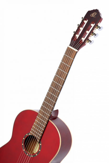 ORTEGA Family Series 4/4 Classical Guitar 6 String Lefty - Wine Red + Gigbag