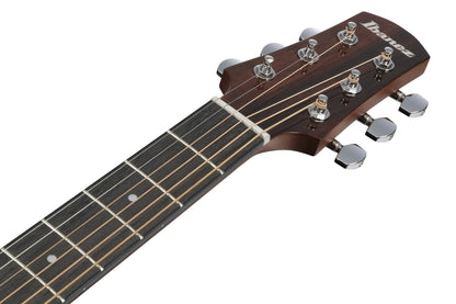 IBANEZ Advanced Acoustic AAD Acoustic Guitar 6-String Lefty - Dark Violin Sunburst High Gloss