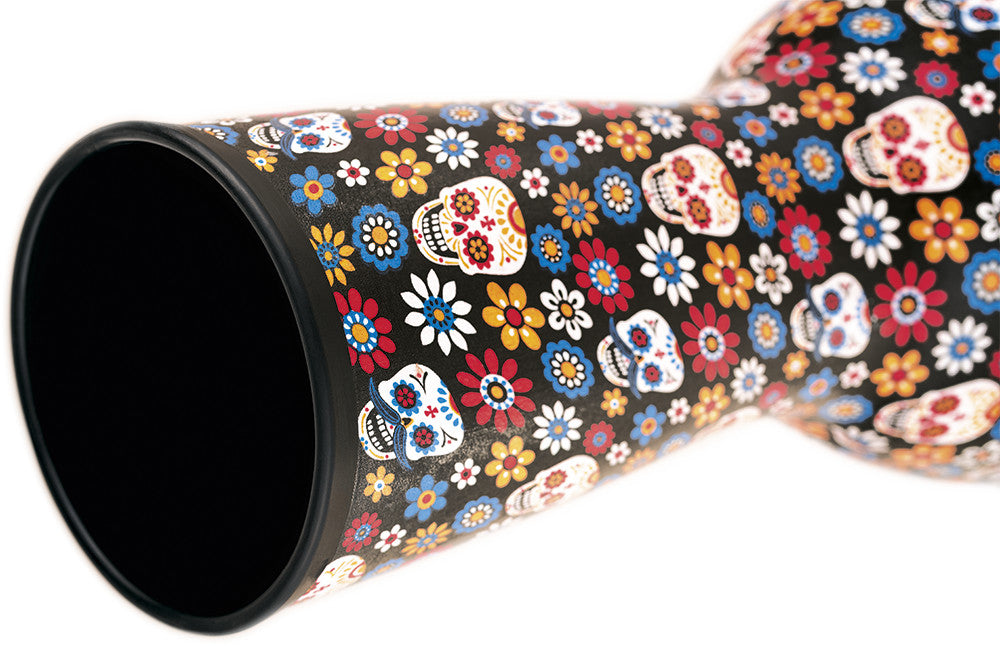 MEINL Percussion Alpine Series Djembe, Synthetic Head, Day Of The Dead - 12"