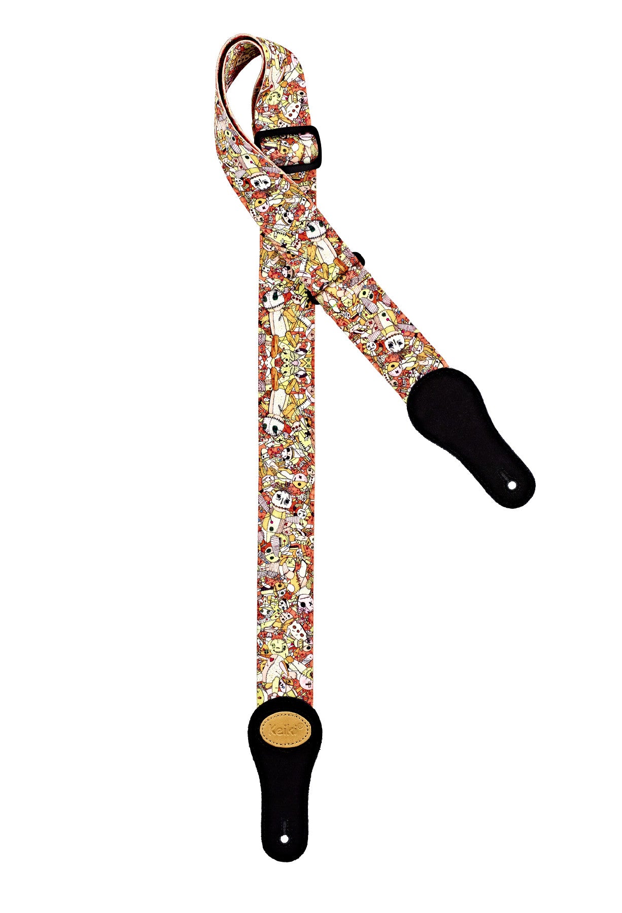 KEIKI Designer Serie Nylon Guitar Strap - "Voodoo Puppet"