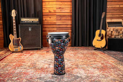 MEINL Percussion Jumbo Djembe 12" - Day Of The Dead