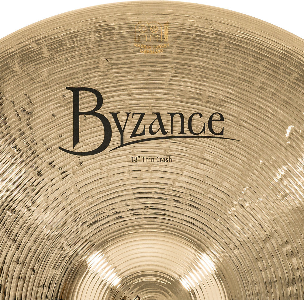 MEINL Cymbals Byzance Brilliant Medium Thin Crash - 18"