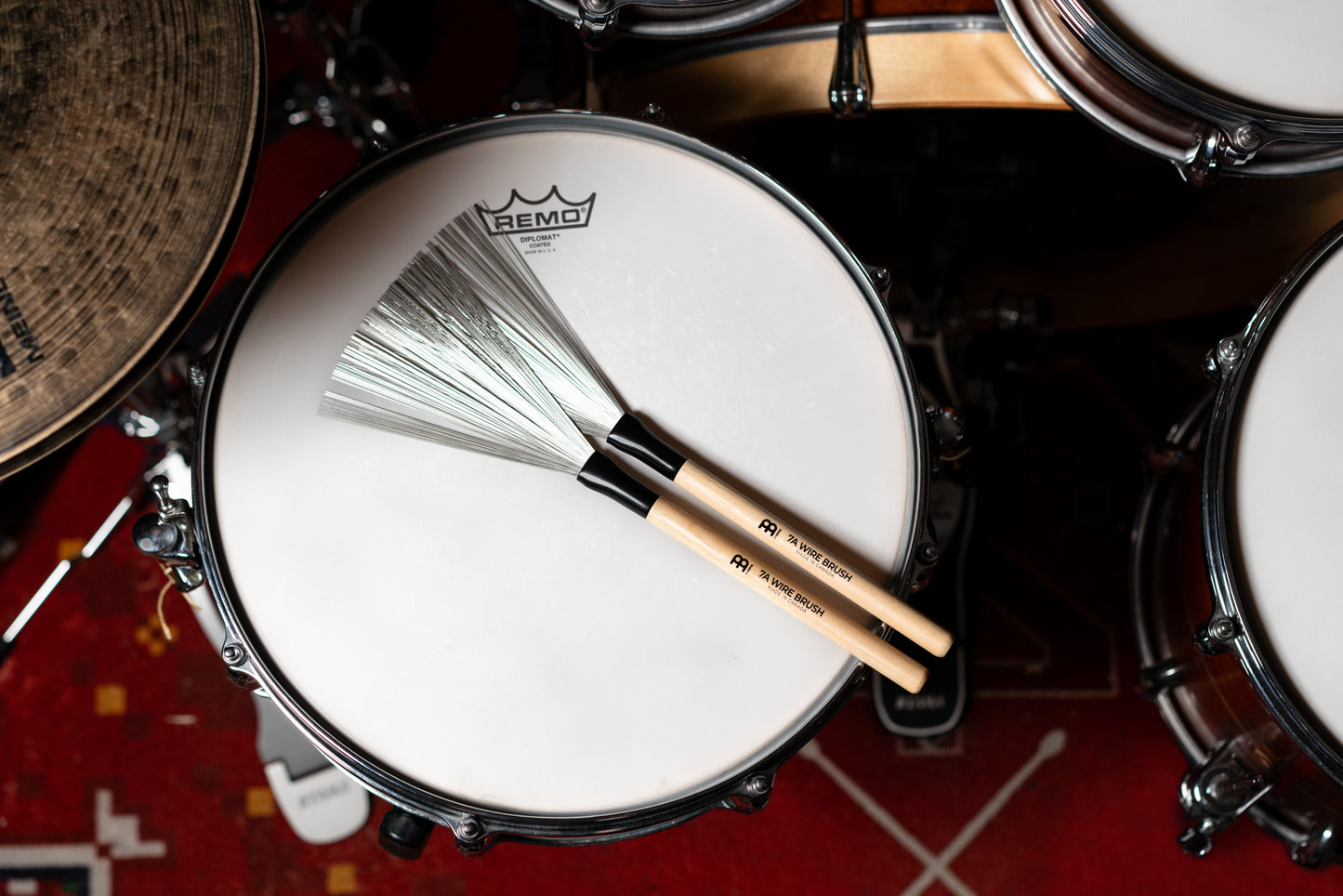 MEINL Stick & Brush - 7A Fixed Wire Brush