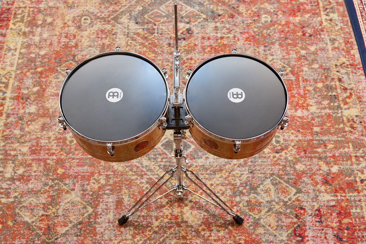 MEINL Percussion Artist Series Patricio "El Chino" Diaz Signature 14" & 15" Timbales - Bronze
