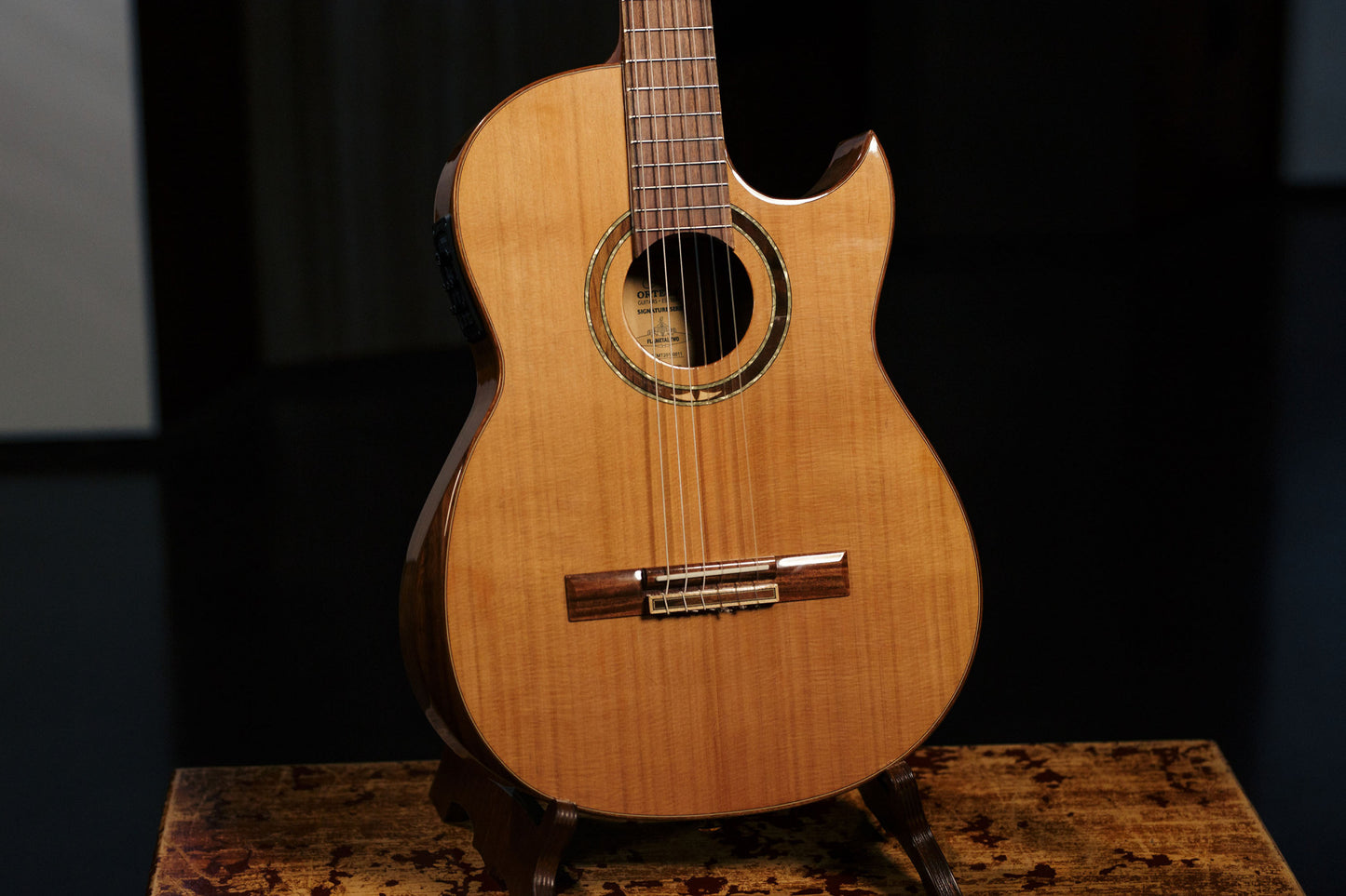ORTEGA Ben Woods Signature Nylon String Gitarre 6-String + Ben Woods Gigbag
