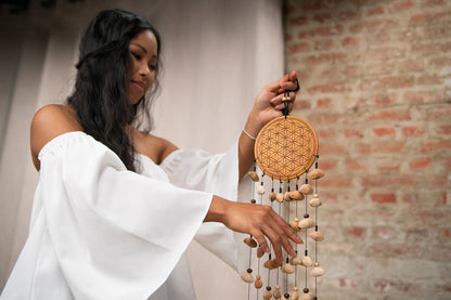 Meinl Sonic Energy Flower of Life Kenari Chimes Medium - 8 Schnüre