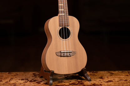 ORTEGA Timber Series Concert Ukulele 4 String - Solid Cedar / Walnut Natural + Bag