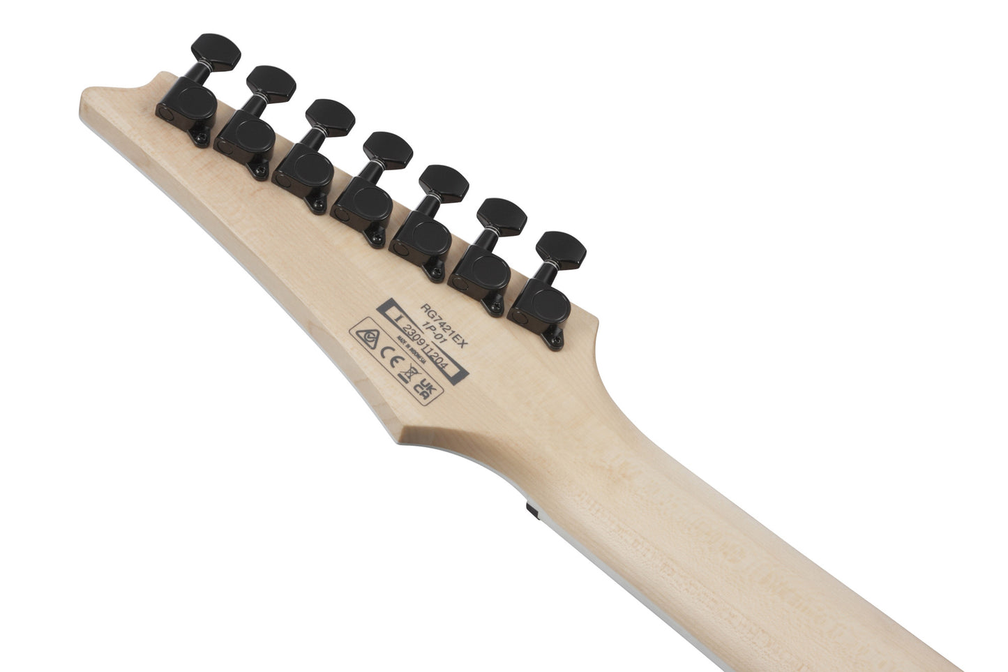 IBANEZ RG Electric Guitar 7-String - Black Flat