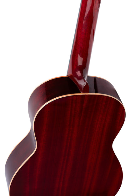 ORTEGA Family Series 4/4 Classical Guitar 6 String Lefty - Wine Red + Gigbag
