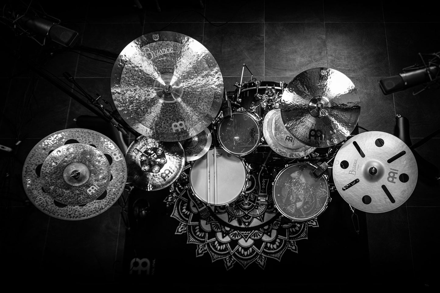 MEINL Cymbals Mandala Drum Rug- 200 cm x 160 cm