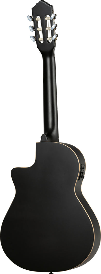 ORTEGA Family Series 3/4 Konzertgitarre 6-String - Satin Black + Gigbag