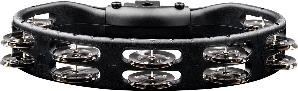 MEINL Percussion Headliner® Series Mountable Molded ABS Tambourine - Black