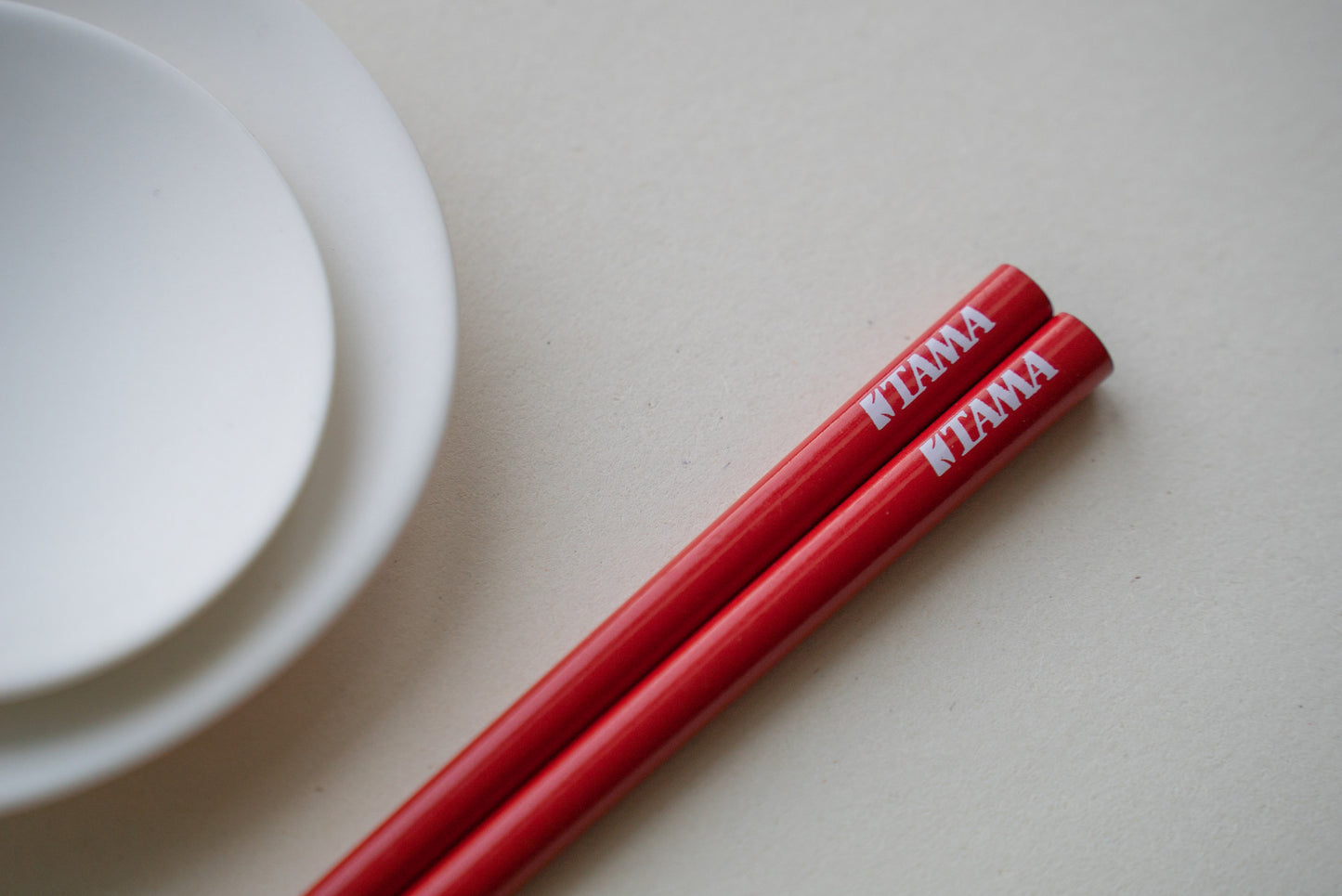 TAMA Chopsticks Malas, Red With White Logo